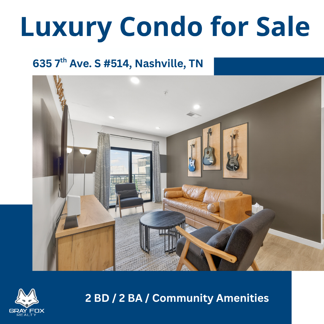 🎸 Fully Furnished Airbnb Dream with Balcony Views in Music City! header image.