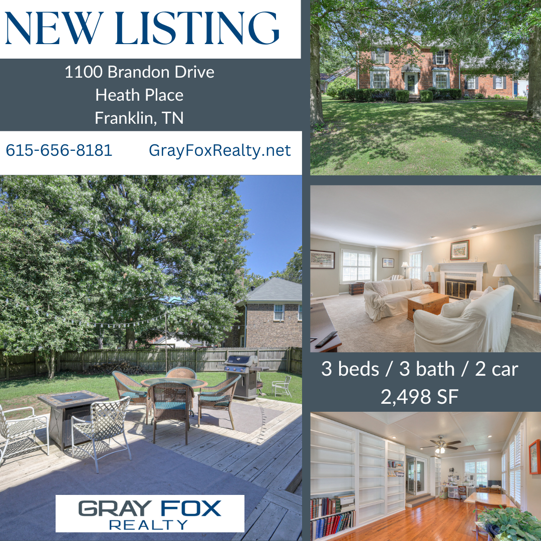 Welcome to Your Dream Home at Heath Place in Franklin, TN! header image.