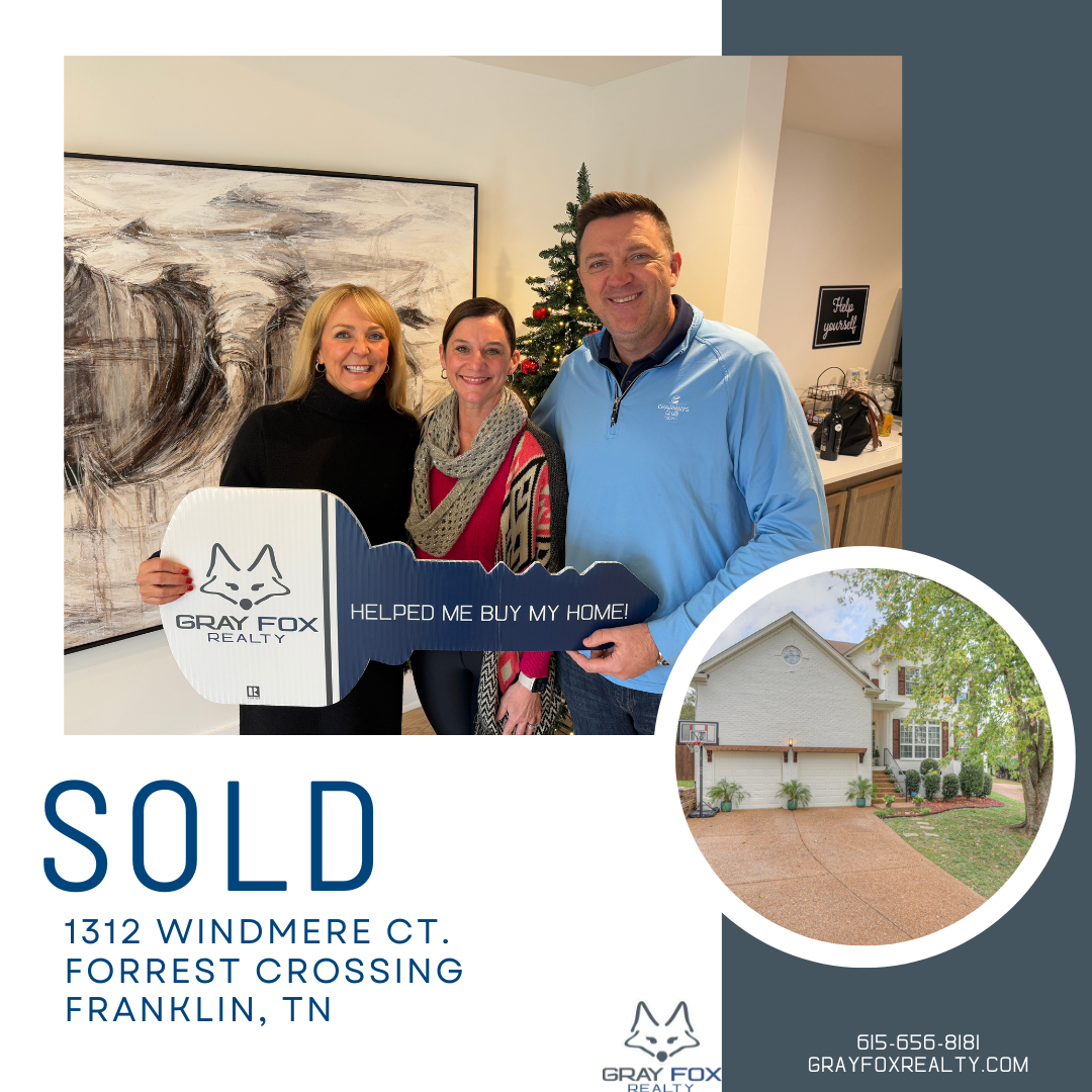 Another Gray Fox Realty Success: 1312 Windmere Ct. is SOLD! header image.