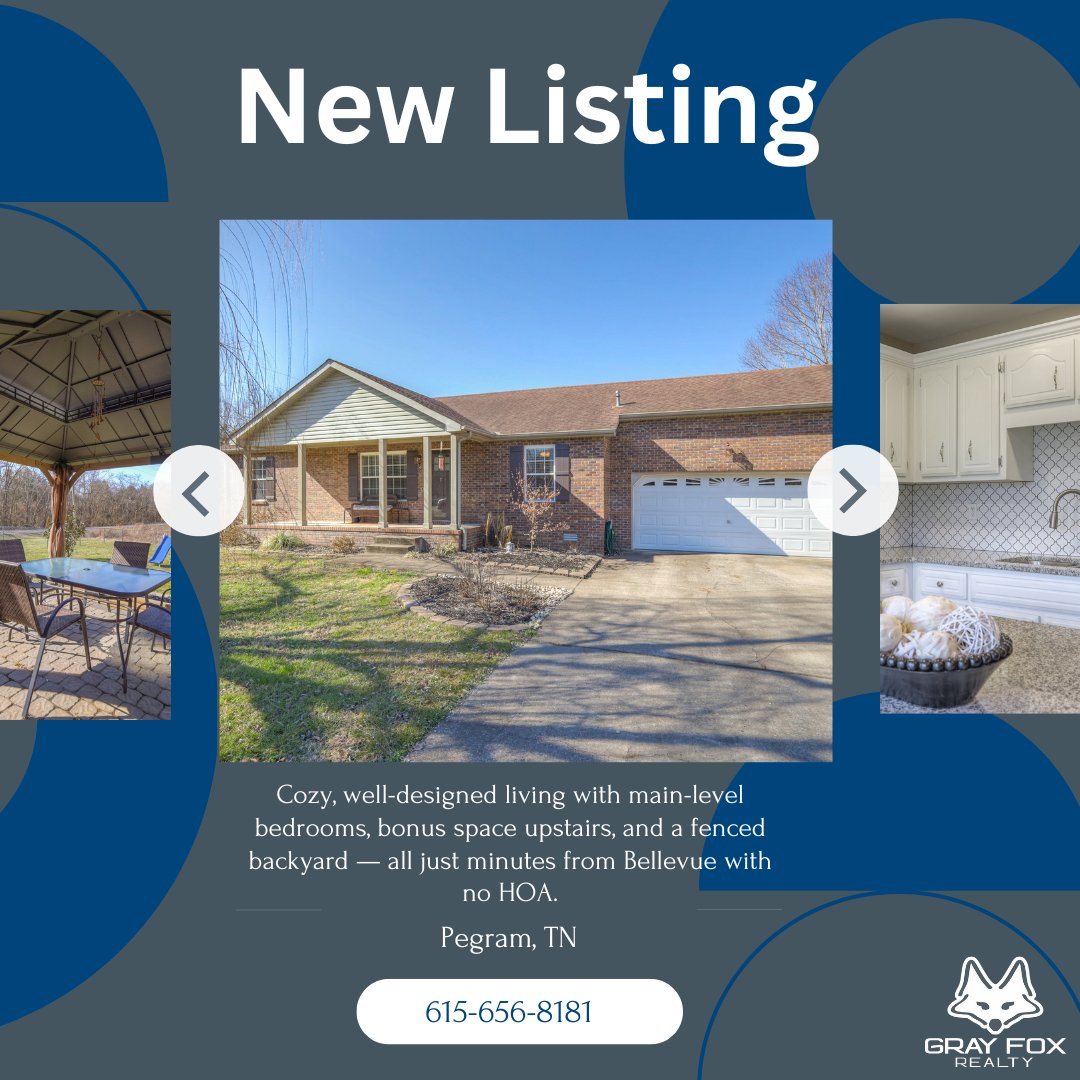 Cozy Living in Pegram header image.