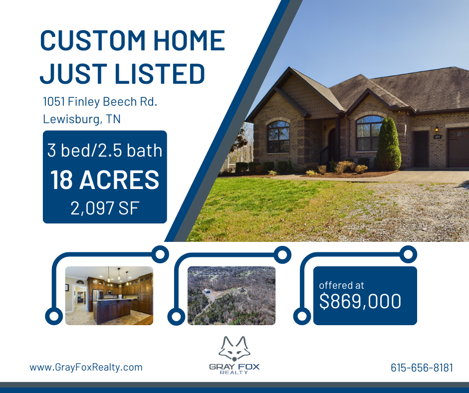 **Discover Your Private Retreat in Lewisburg, TN** header image.