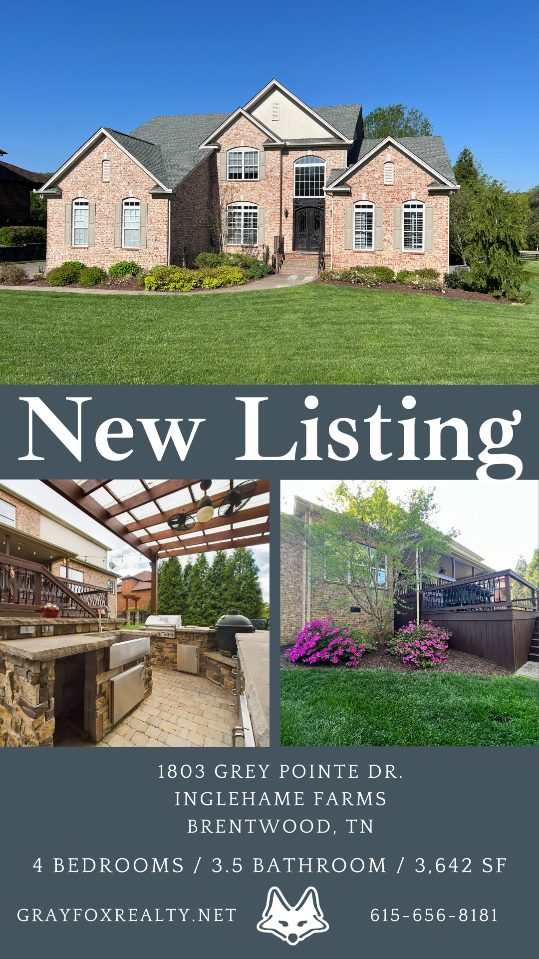 Discover Luxury Living: A Tour of 1803 Grey Pointe Drive header image.