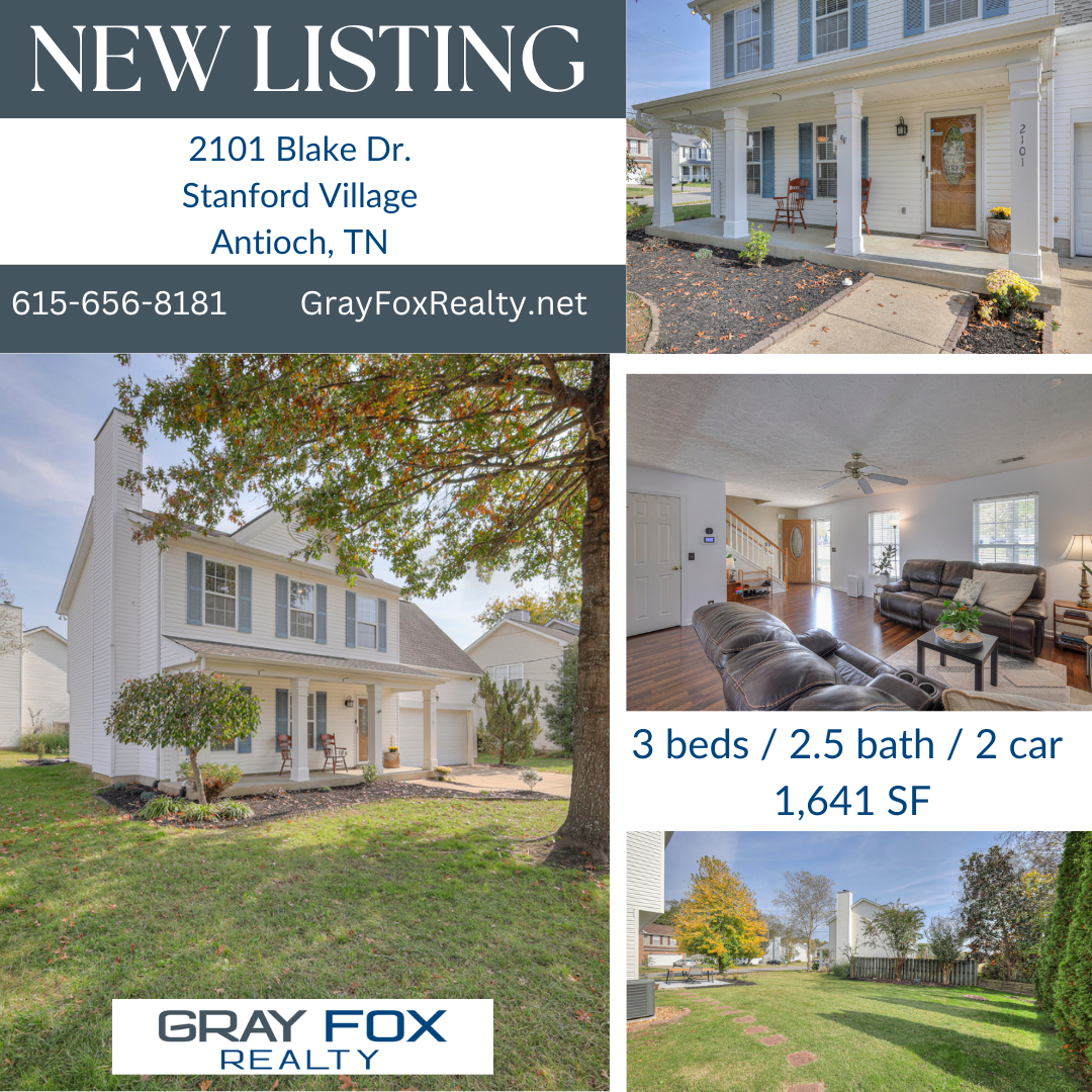 **New Listing: Corner-Lot Charmer in Stanford Village, Davidson County, TN!** header image.
