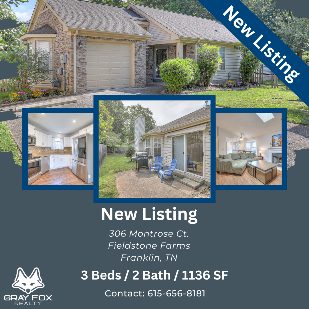 Charming One-Level Living in Fieldstone Farms header image.