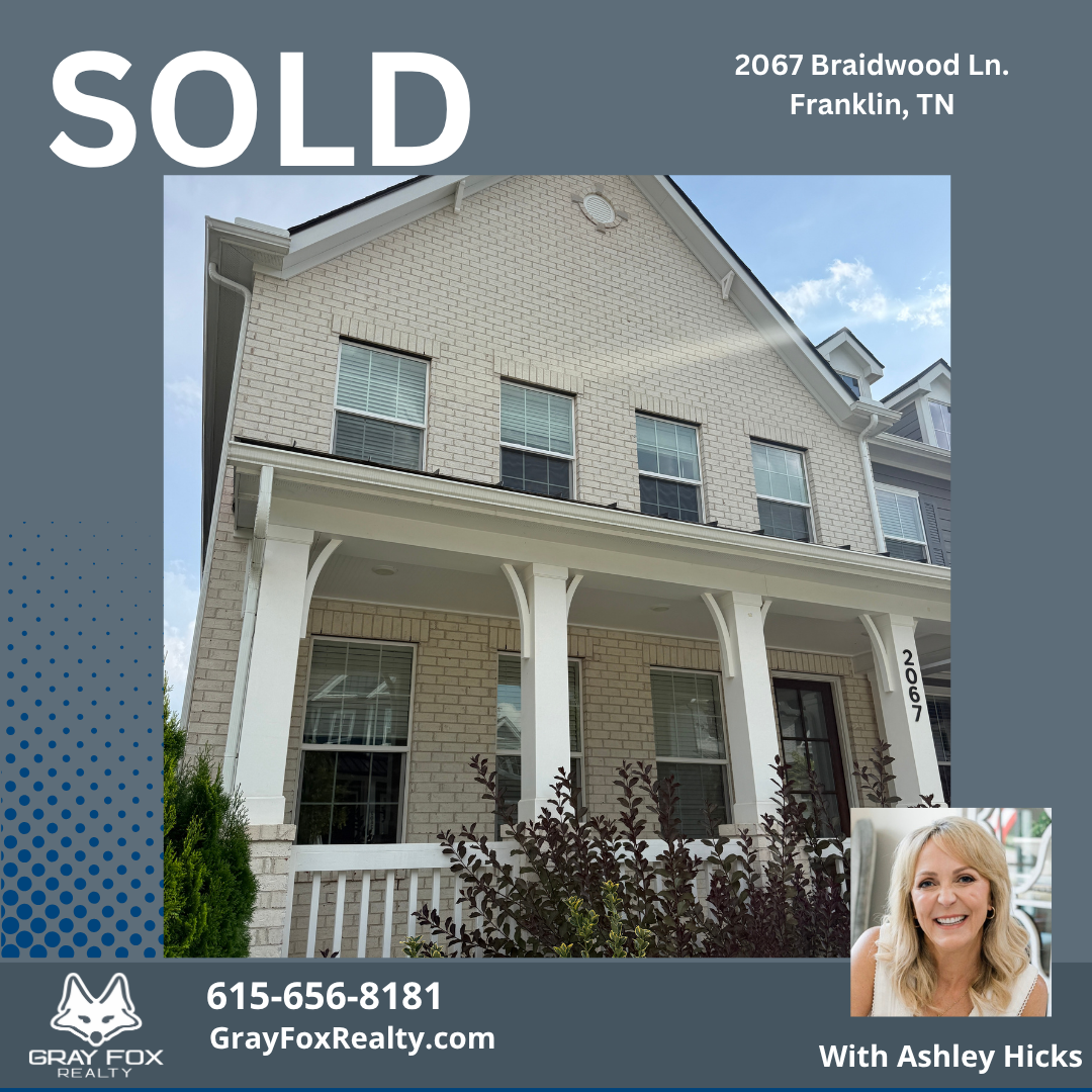2067 Braidwood Ln | Franklin, TN ~ SOLD! header image.