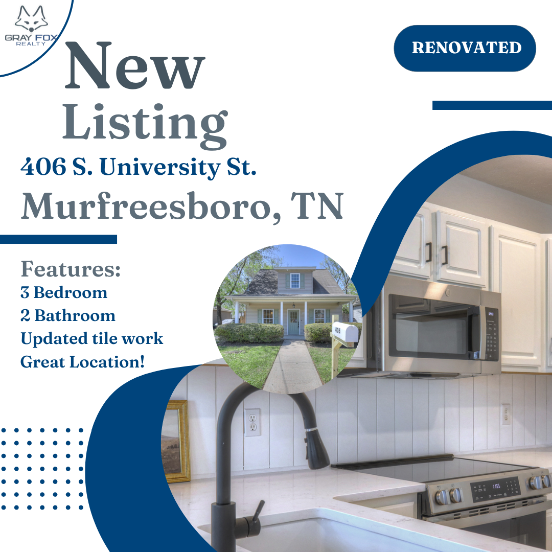 Just Renovated, Just Listed header image.