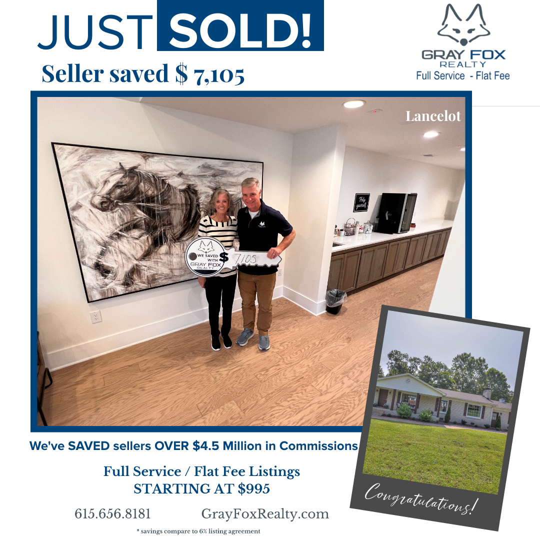 How Pam Saved $7,105 on Her Home Sale with Gray Fox Realty: A Success Story header image.