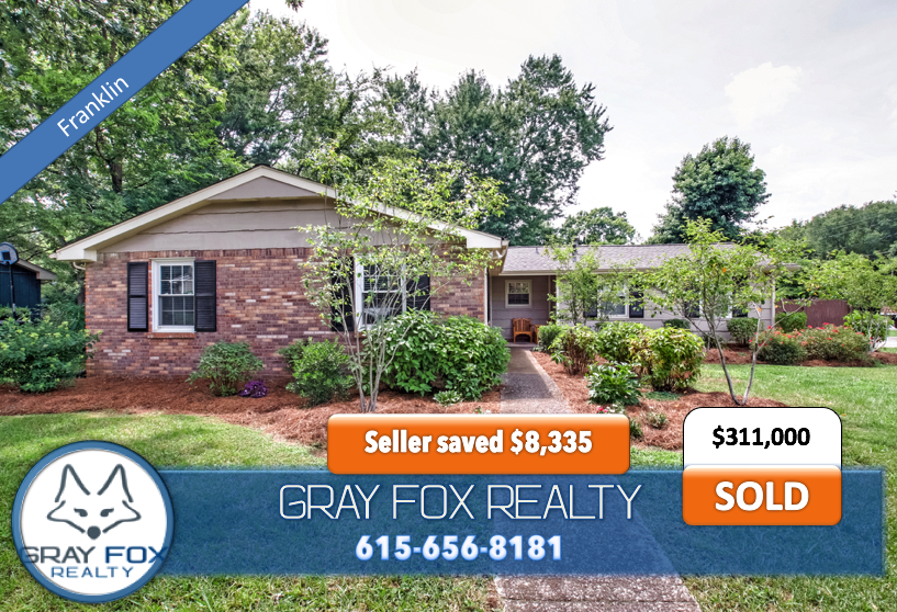1 Lee Ct Franklin TN 37064 SOLD by Gray Fox Realty header image.