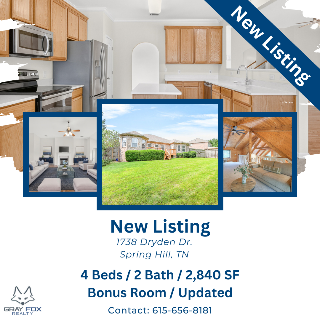 Move-In Ready and Full of Updates in Spring Hill, TN! header image.