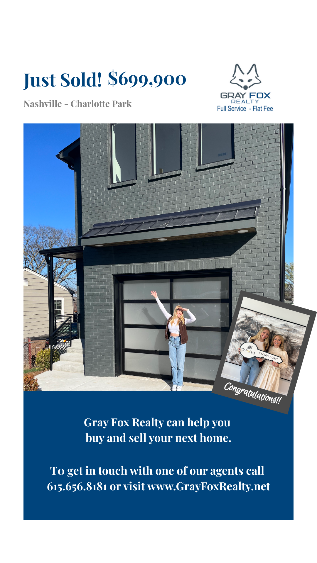 Nashville 1st time homebuyer in Charlotte Park SOLD* with GFR header image.