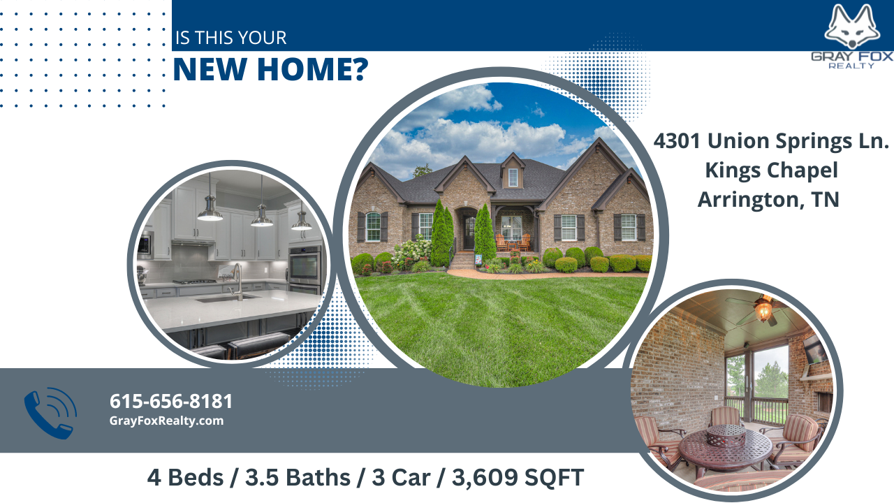 Discover Elegance and Comfort at 4301 Union Springs Lane, Kings Chapel header image.