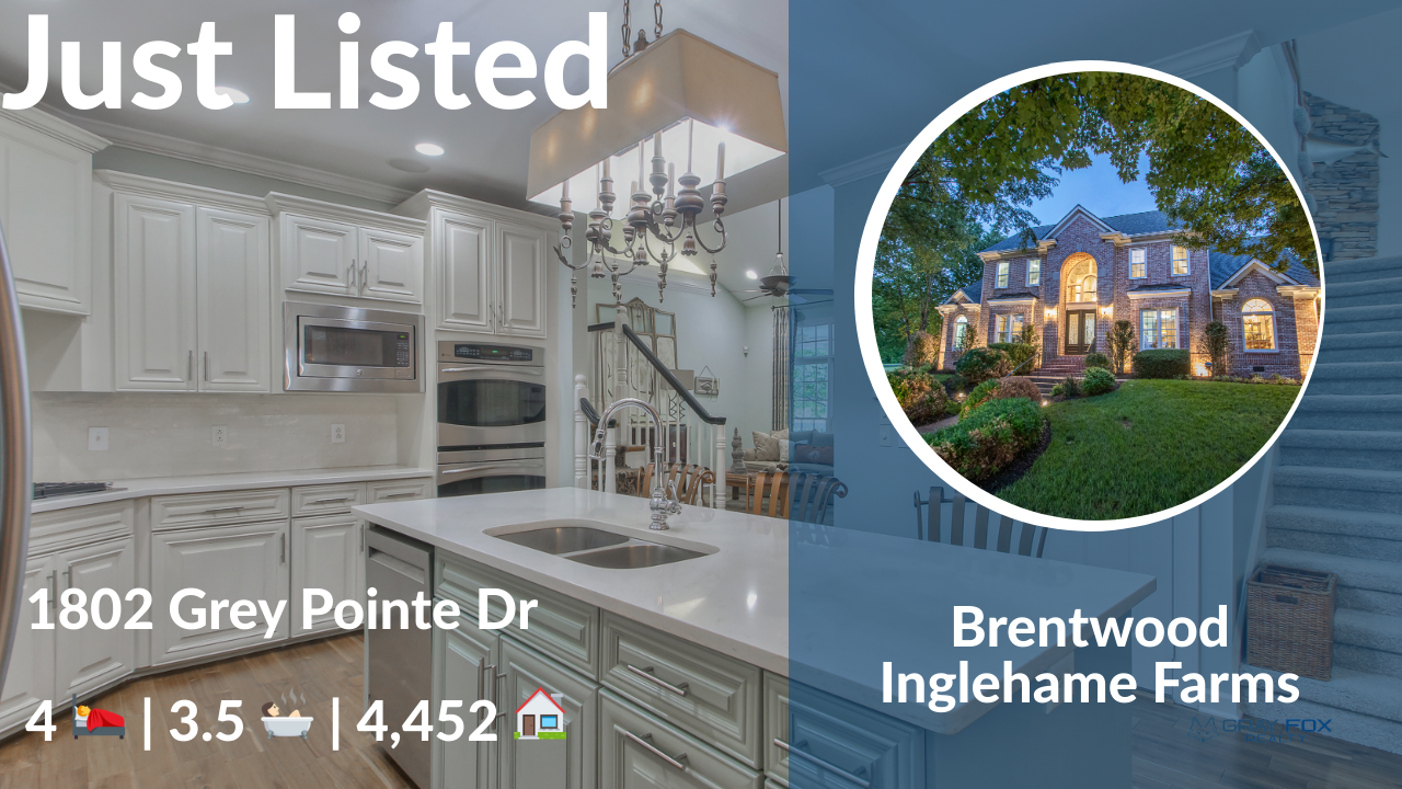 Discover Luxury and Elegance at 1802 Grey Pointe Dr, Brentwood header image.