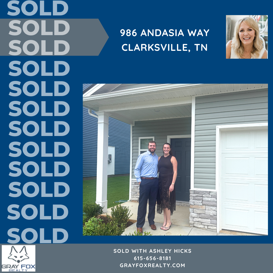 🏡 SOLD in Clarksville, TN | 986 Andasia header image.