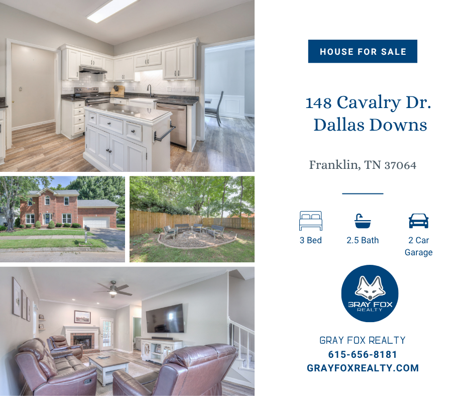 Updated Brick Home in Dallas Downs: Franklin Living Just Minutes from Downtown header image.