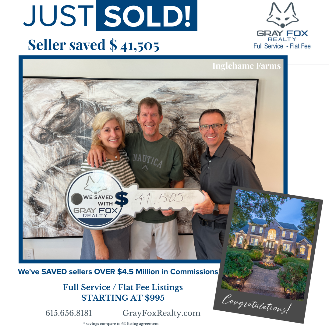 Gray Fox Realty's Success Story: A Remarkable $41,505 Saved on a Recent Sale! header image.