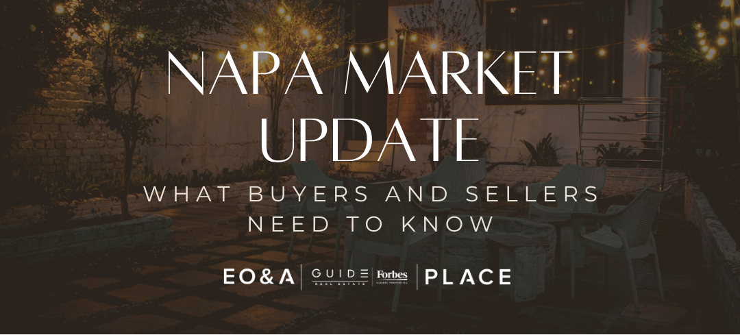 Beautiful Napa Valley homes and vineyards representing the current Napa real estate market with increased inventory and buyer opportunities in 2026.