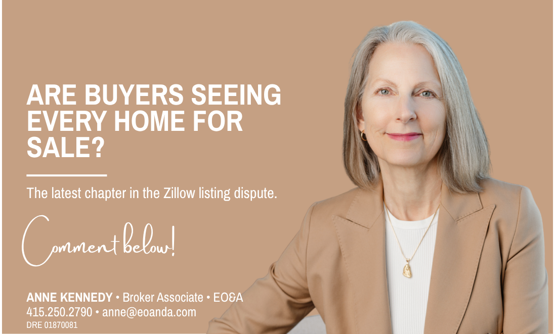 Anne Kennedy discussing the growing debate over real estate listing data, Zillow, and MLS access.