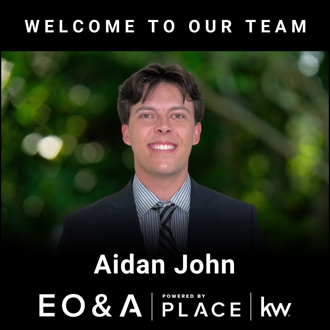 Welcoming Aidan John to the EO&A Team header image.