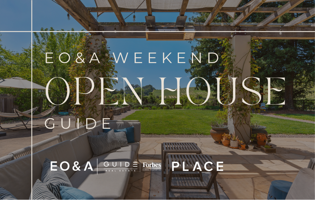 Open houses in Napa, Sonoma, Solano, Marin, San Francisco, Contra Costa, and Alameda counties, weekend of September 21, 2026