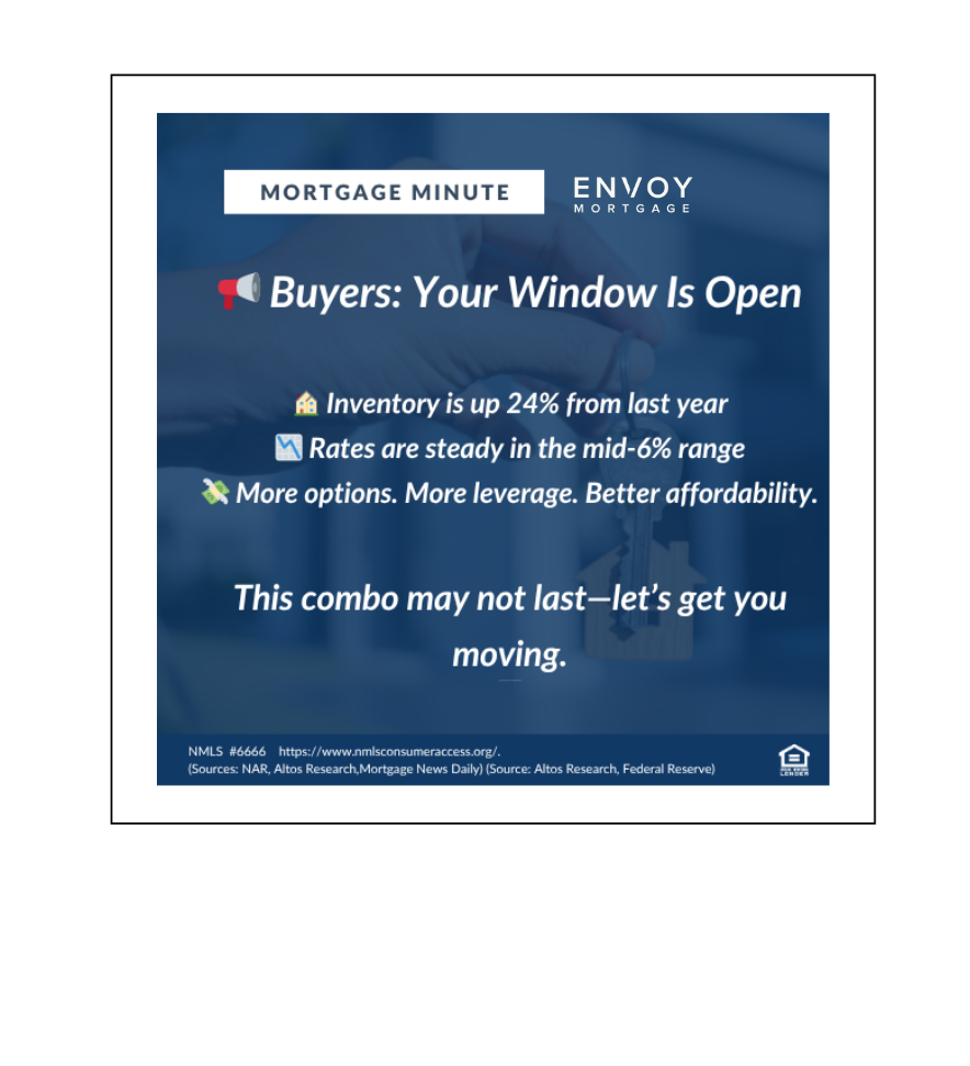 More Homes, Better Rates: Why Now Is the Best Time to Buy a Home header image.