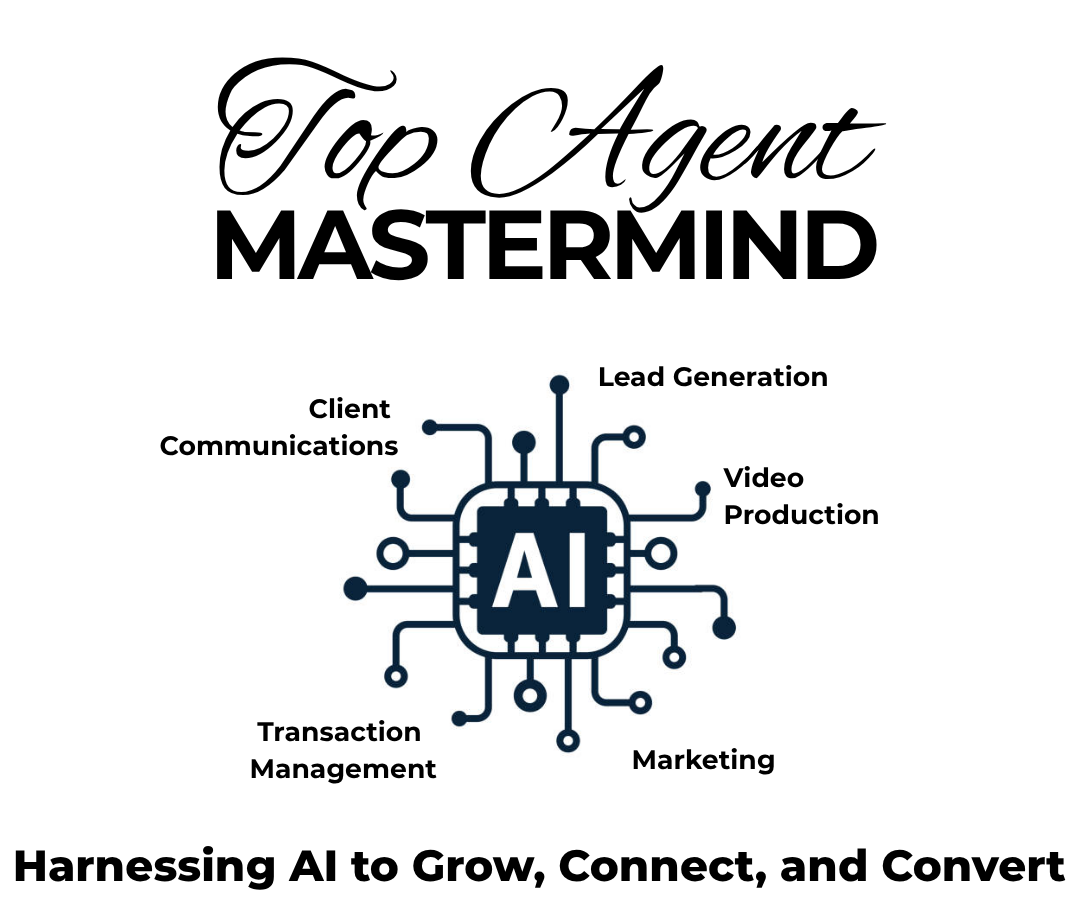 Top Agent Mastermind: Harnessing AI to Grow, Connect, and Convert header image.