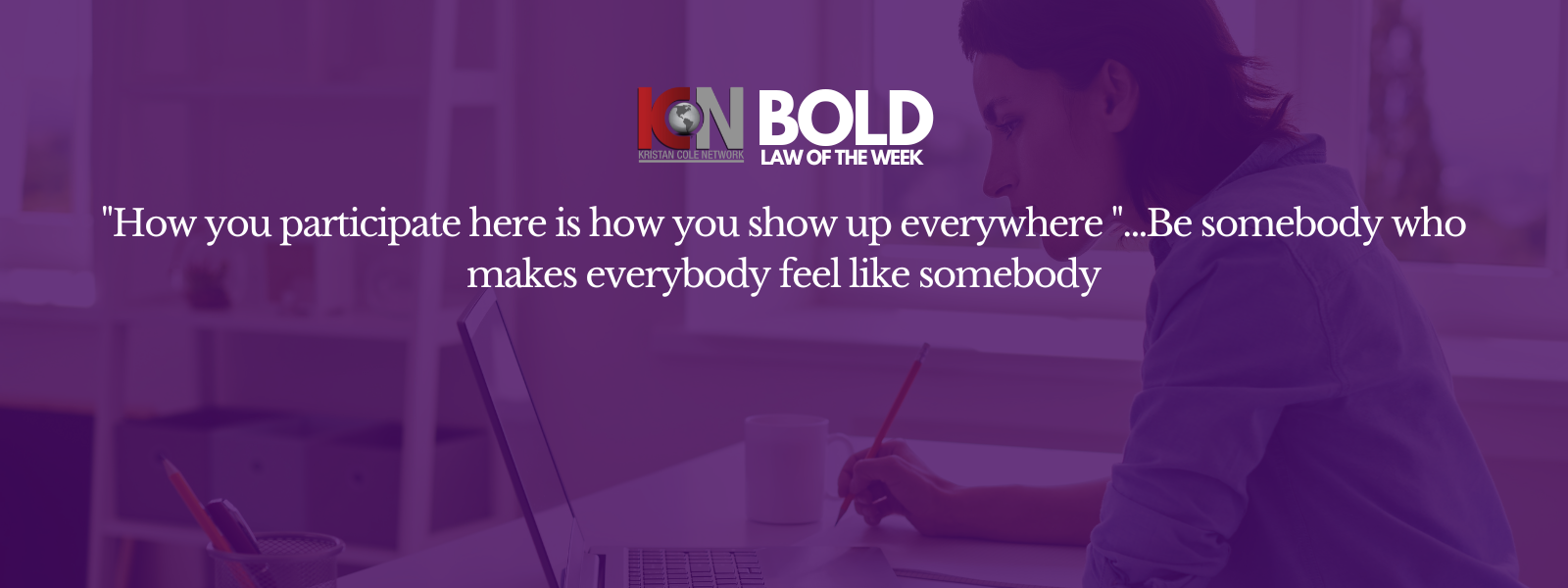 This week's BOLD LAW… header image.