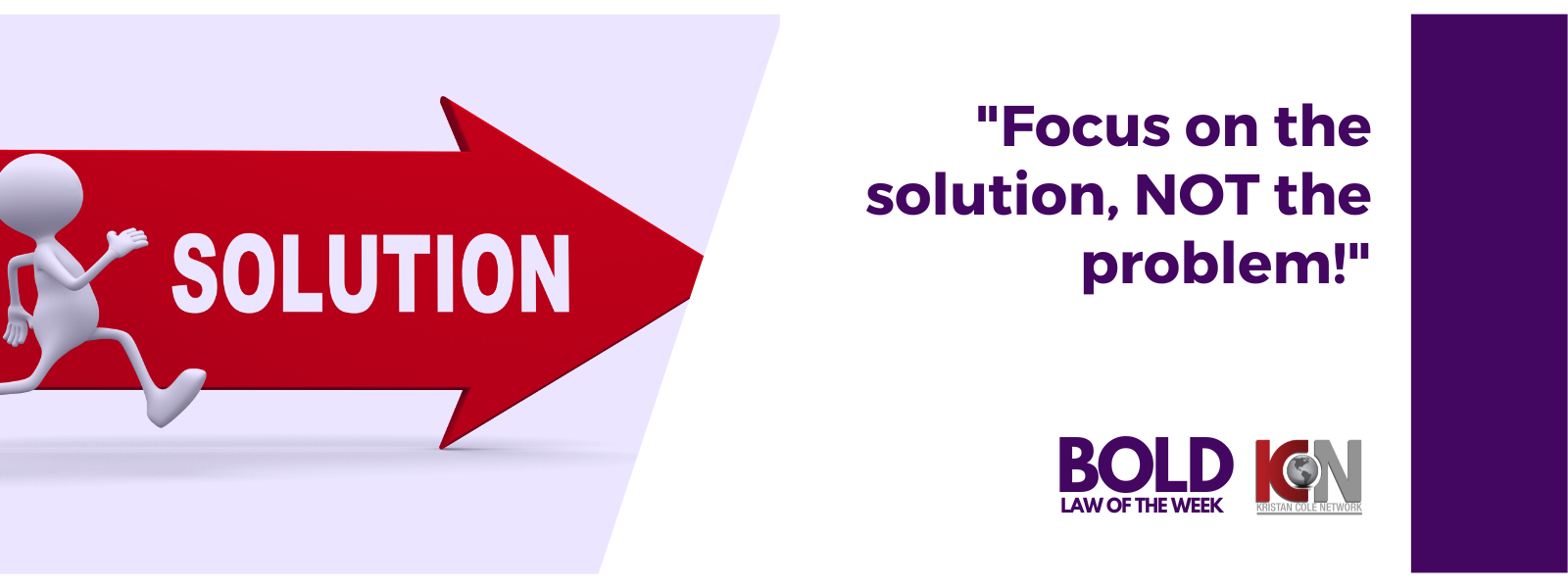 This week's  BOLD LAW... 