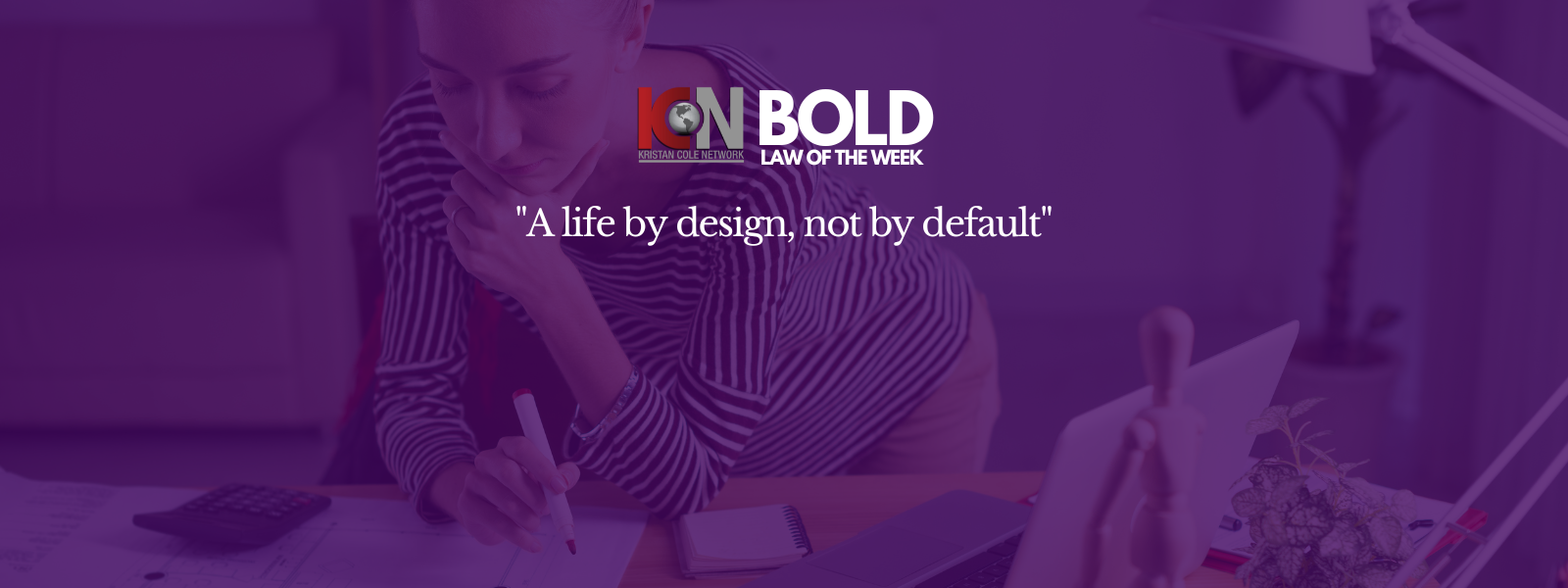 This week's BOLD LAW... 