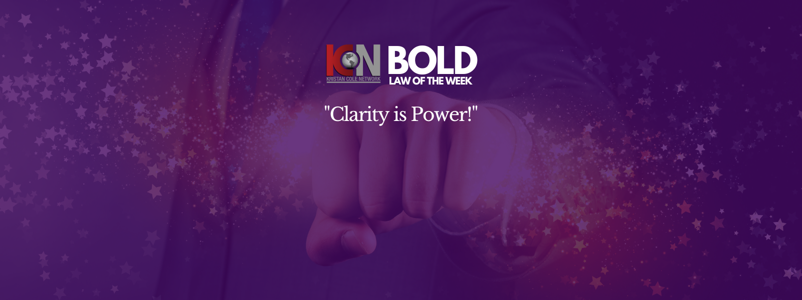 First BOLD LAW of 2023...Happy New Year! ( 3 days late !)...