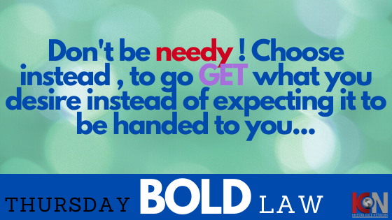 Thursday BOLD LAW...