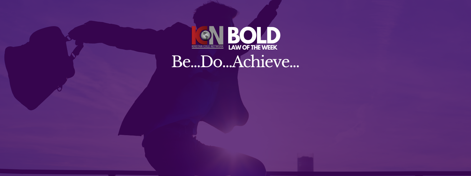 This week's BOLD LAW... header image.