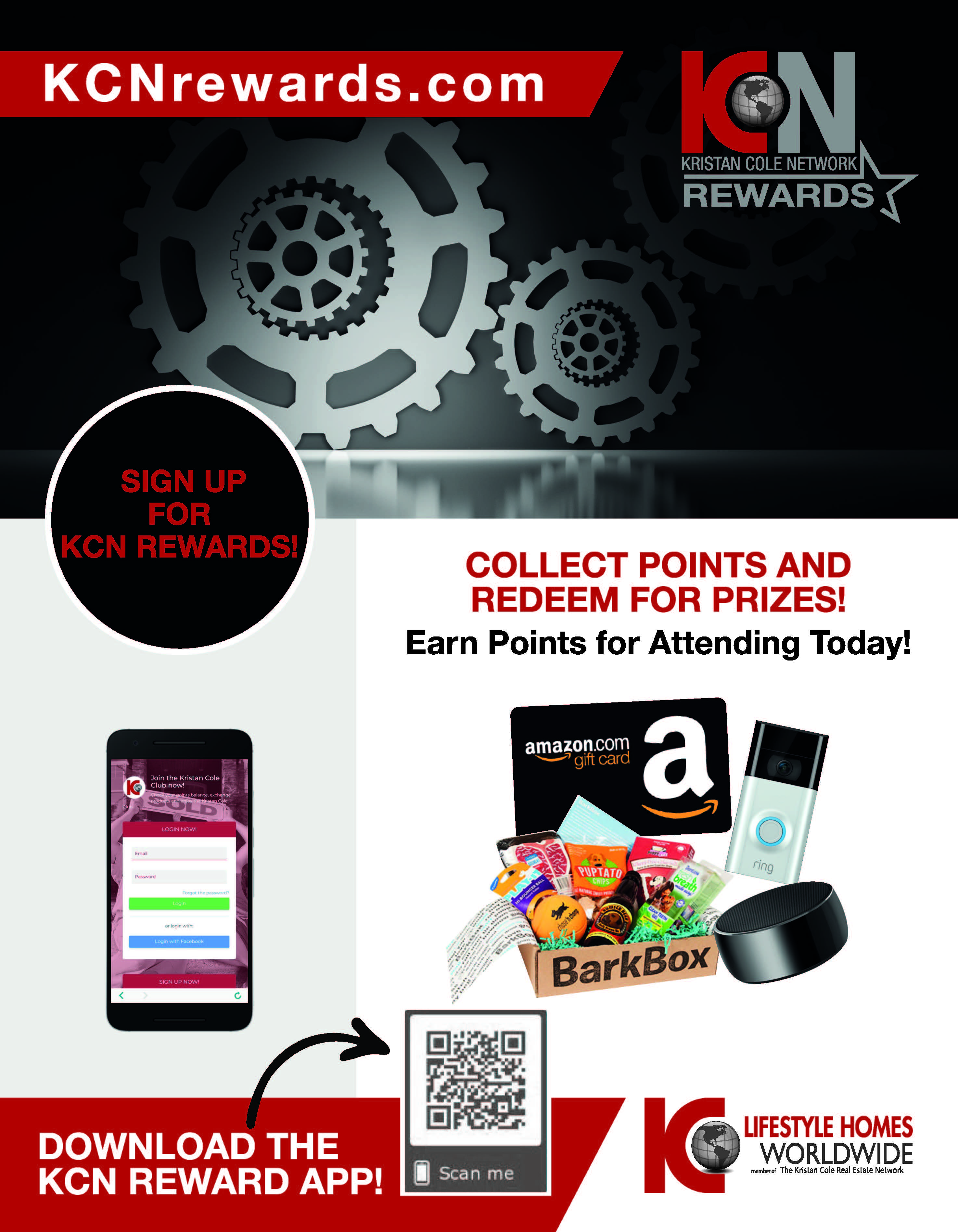 Download our NEW APP,  KCN REWARDS! header image.