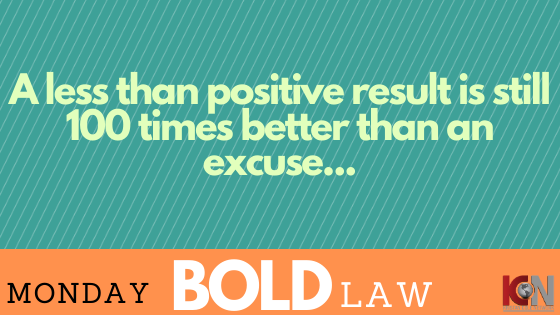 This week's BOLD LAW...