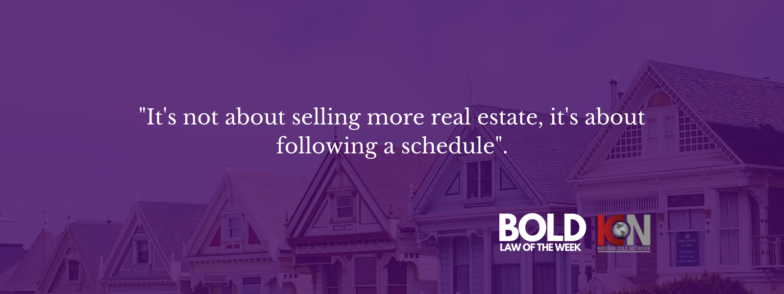 New BOLD LAW for this week...