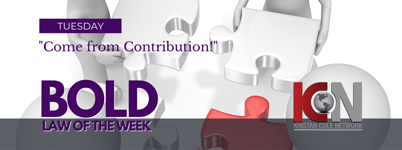 This week's BOLD LAW is 