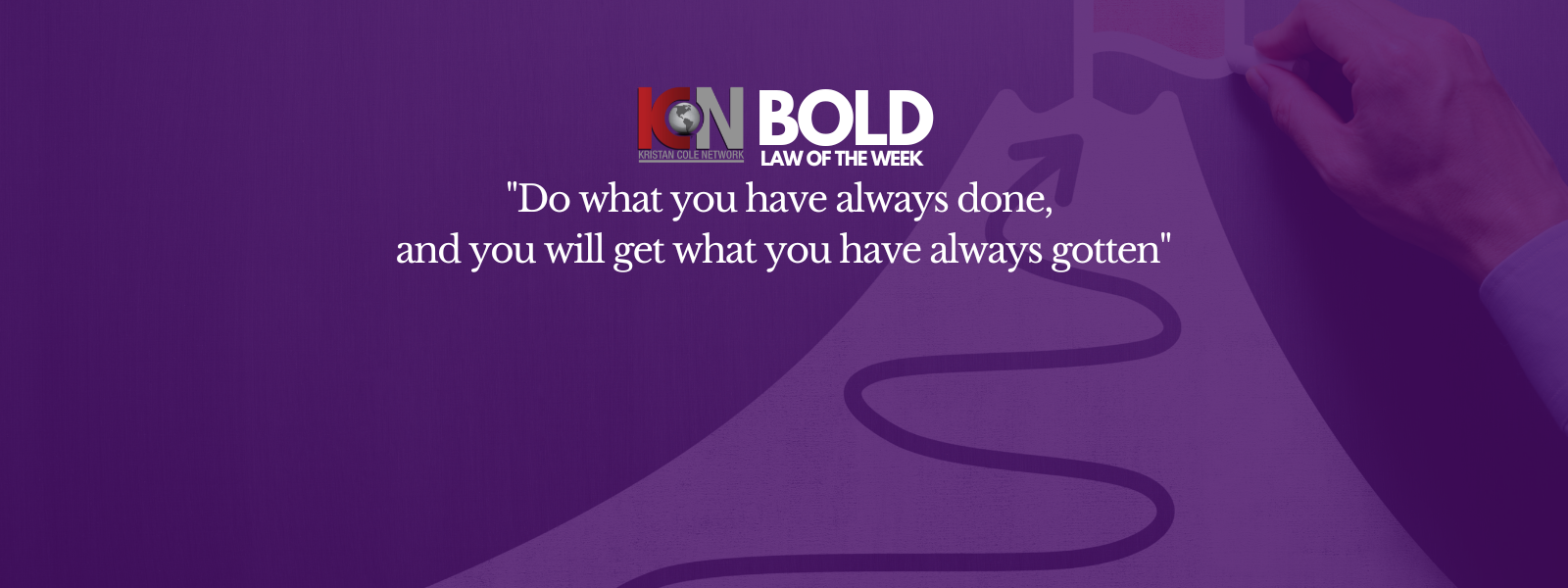 Monday's BOLD LAW...