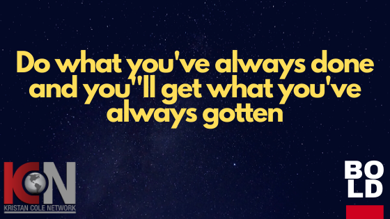 Friday BOLD LAW from KW MAPS NLP Coach George Gillas...