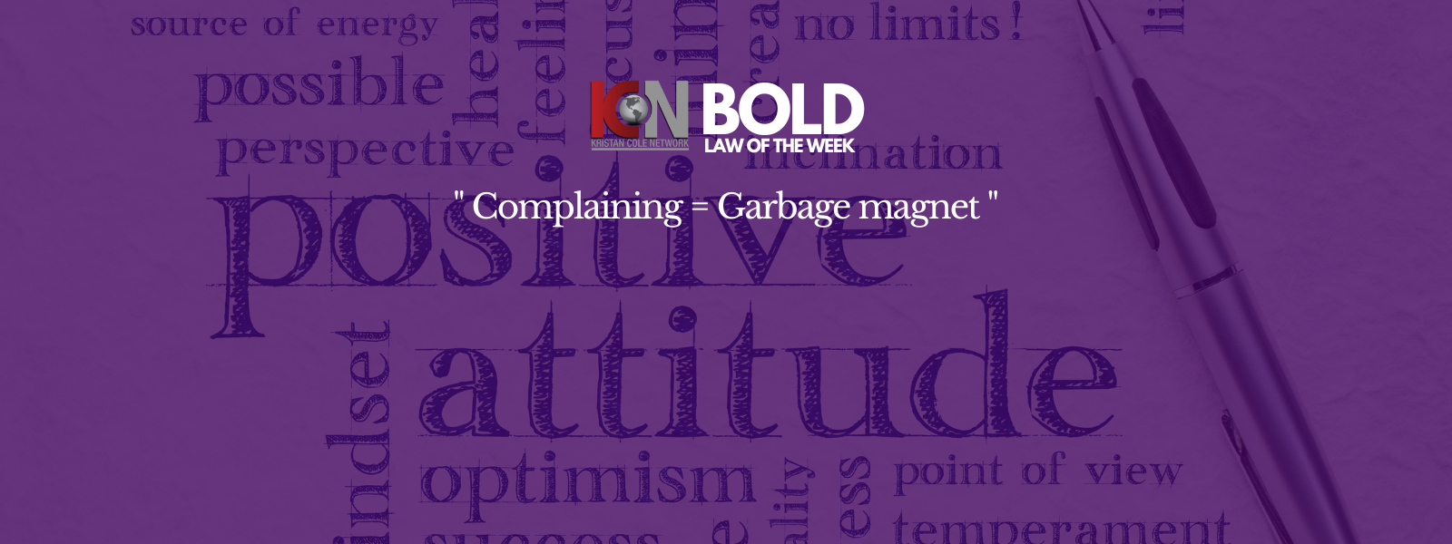 This week's BOLD LAW ...