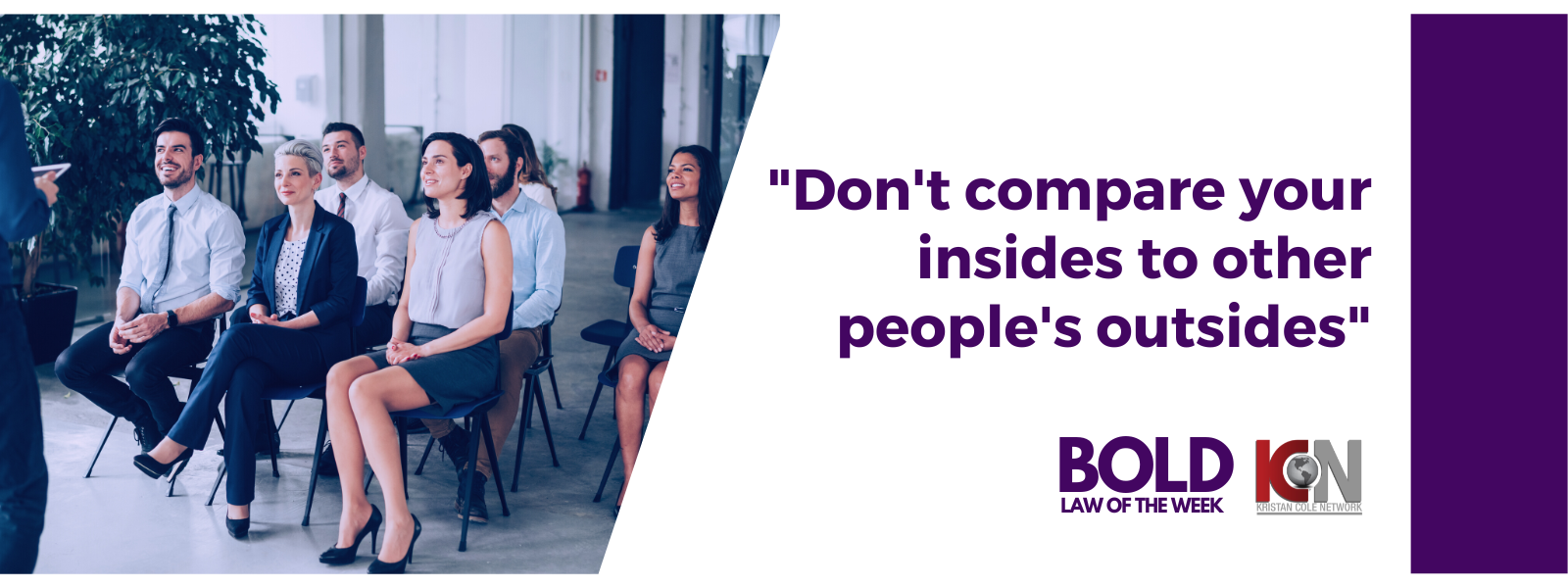 This week's BOLD LAW...