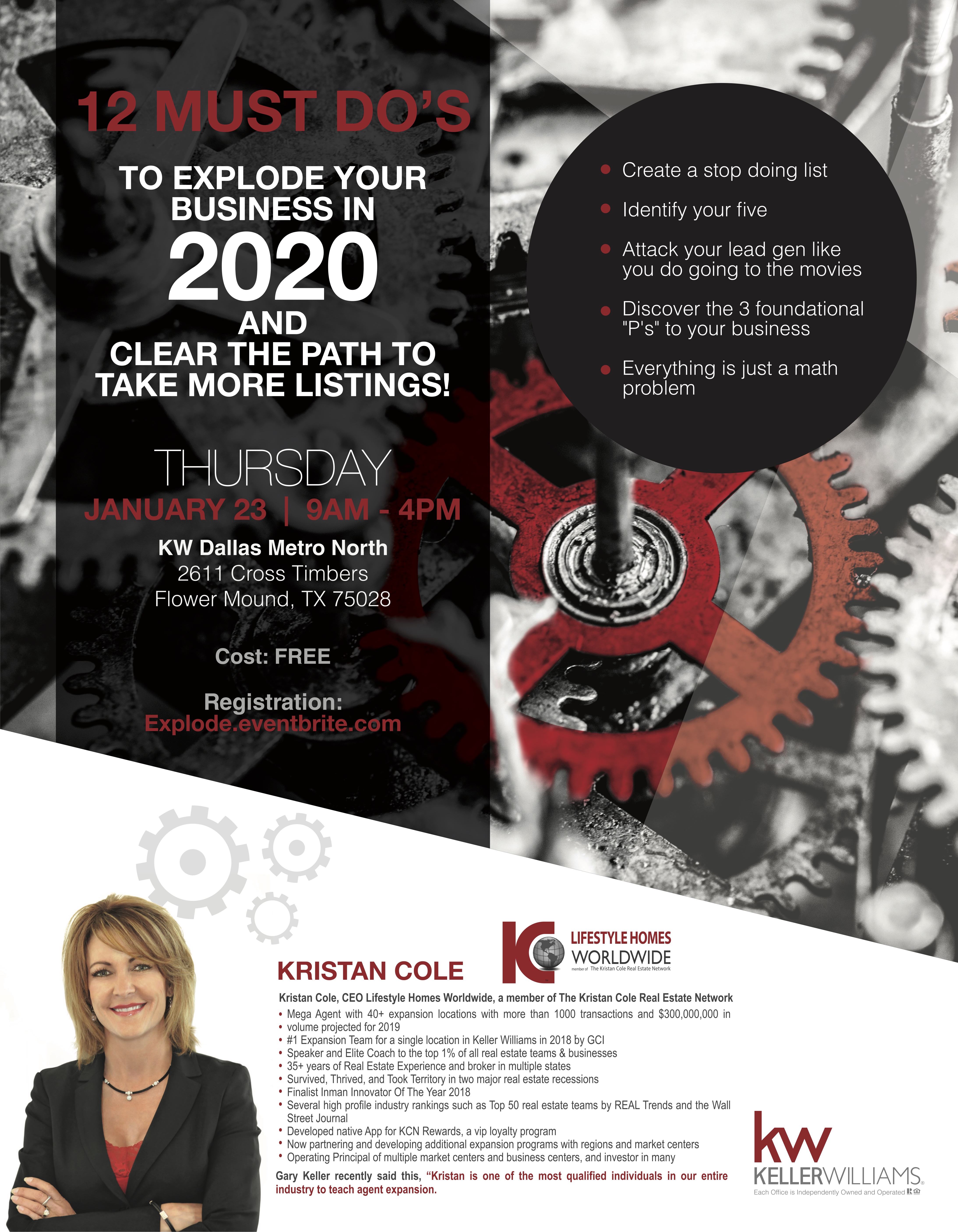 12 Must Do’s to Explode your Business in 2020 and clear the path to take more listings! header image.