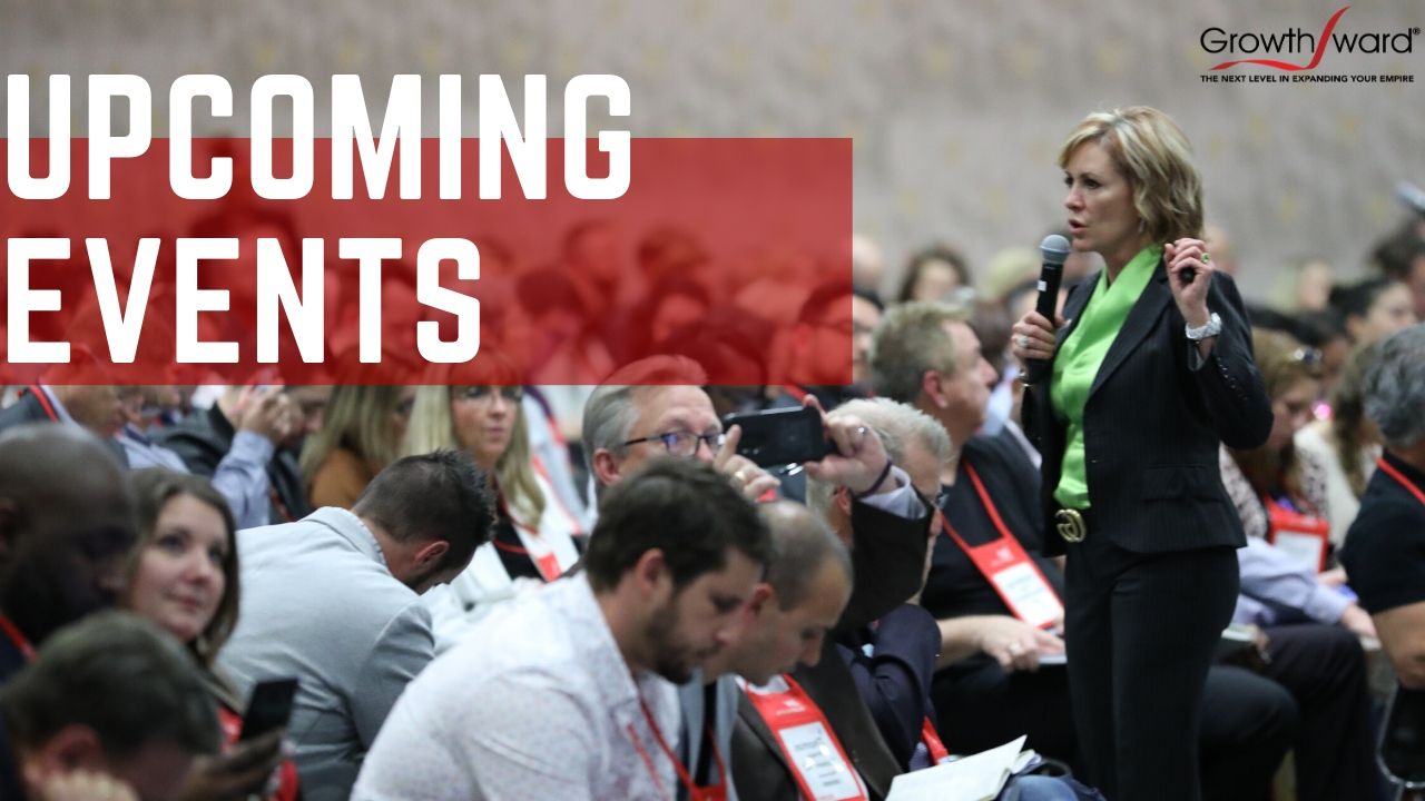 Upcoming Growthward Events header image.