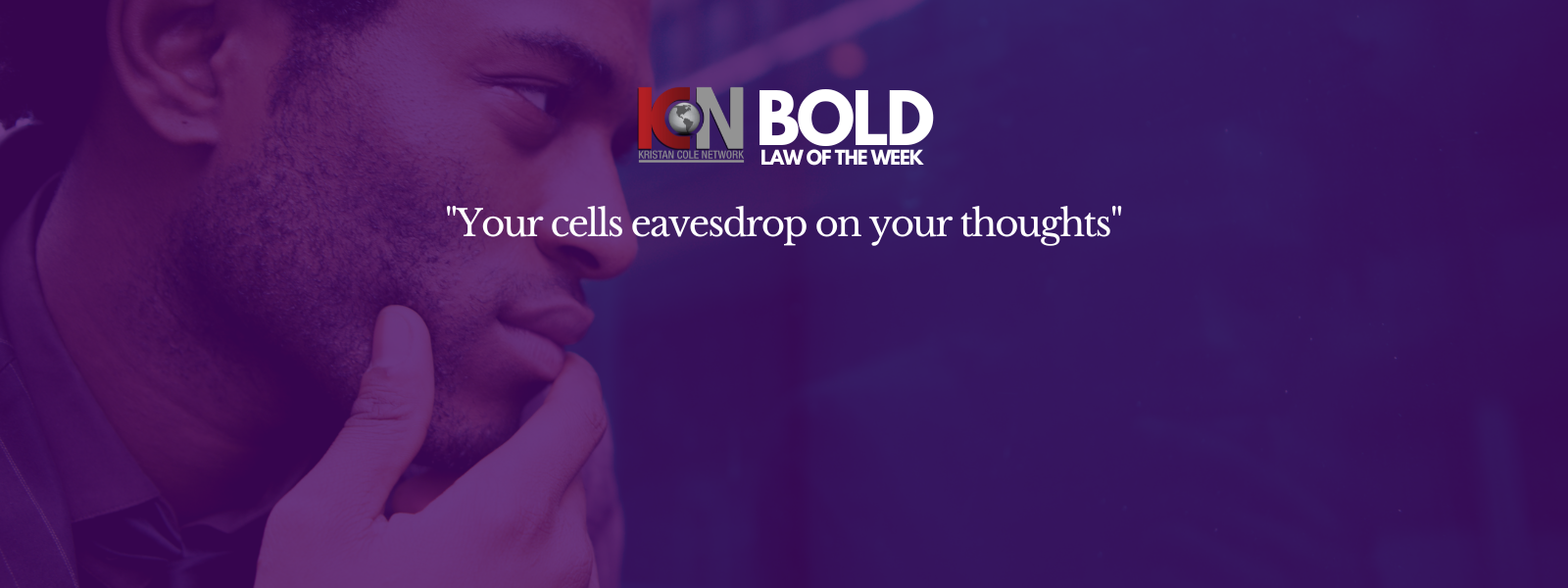 This week's BOLD LAW…