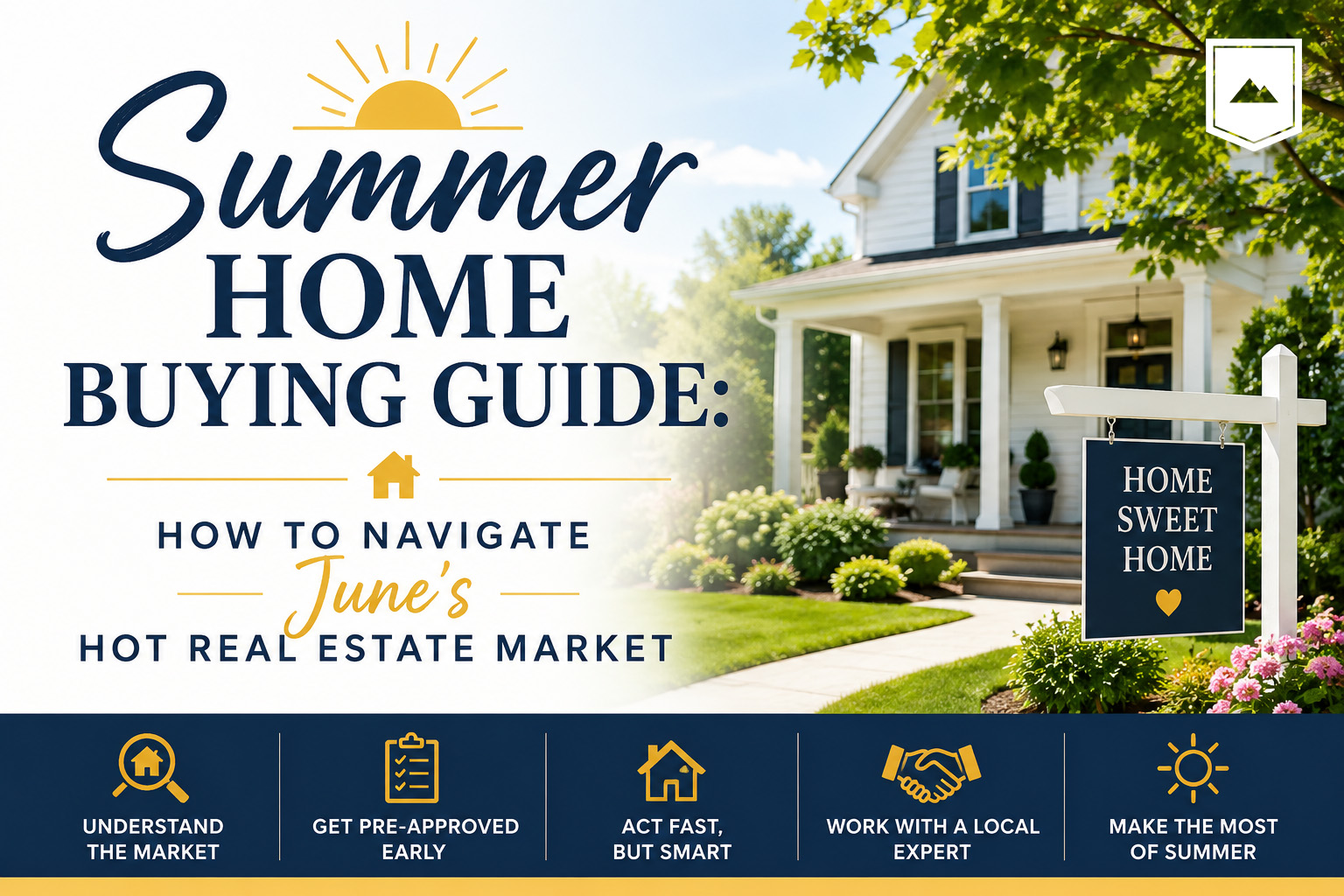 Summer Home Buying Guide: How to Navigate June’s Hot Real Estate Market header image.