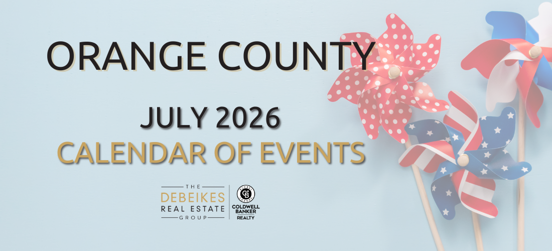 July 2026 Events Calendar header image.