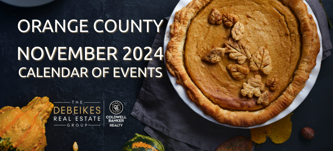 ORANGE COUNTY NOVEMBER CALENDAR EVENTS header image.