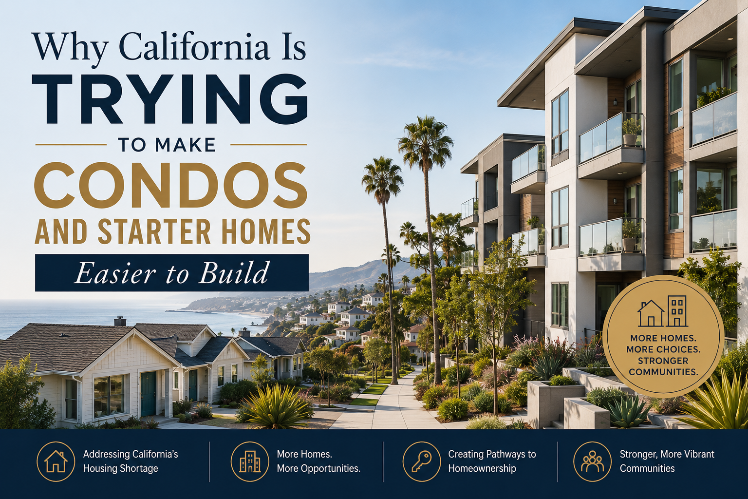 Why California Is Trying to Make Condos and Starter Homes Easier to Build header image.