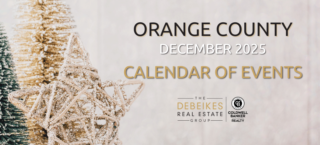 December 2025 Events Calendar header image.