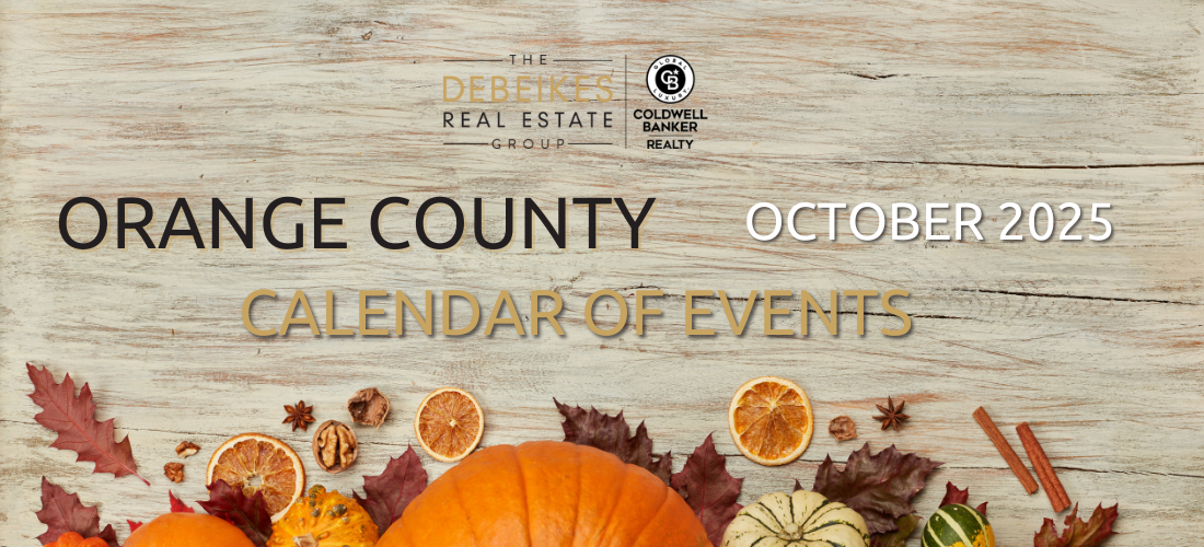 October 2025 Events Calendar header image.