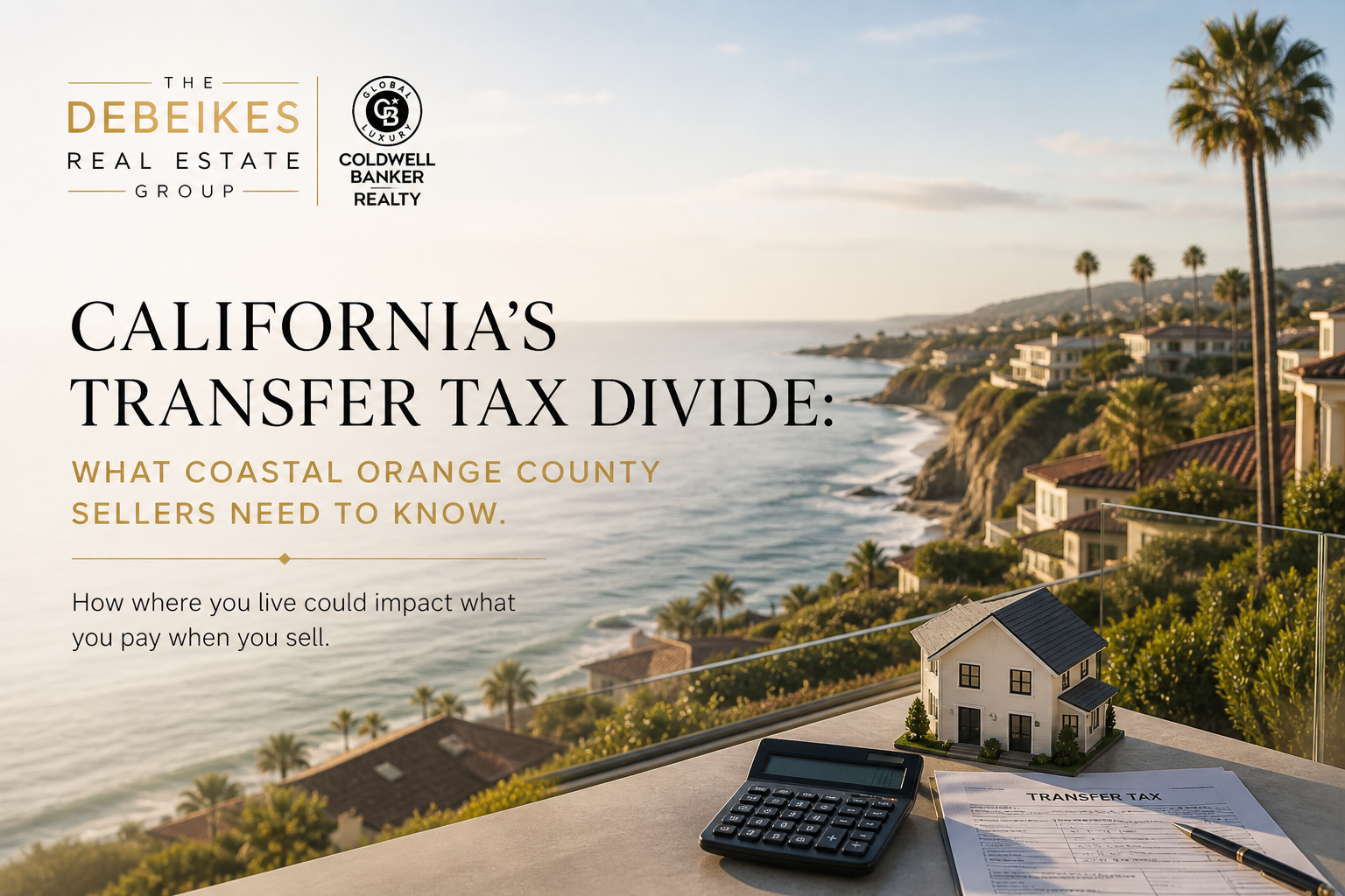 California's Transfer Tax Divide: What Coastal Orange County Sellers Need to Know header image.