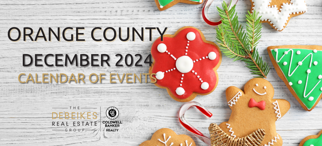 ORANGE COUNTY DECEMBER CALENDAR EVENTS header image.